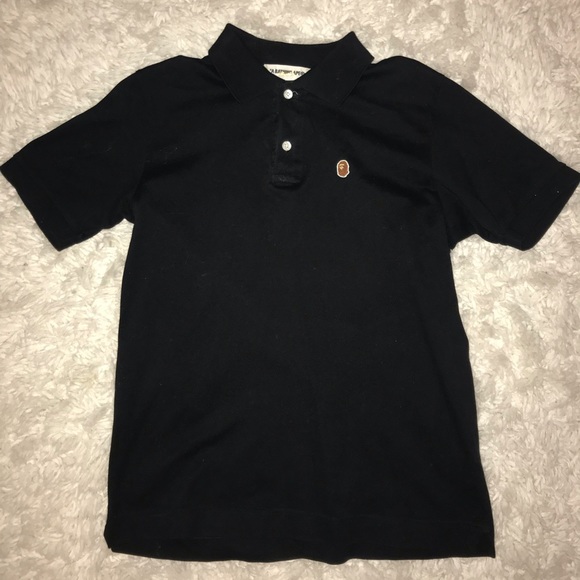 bape long sleeve polo